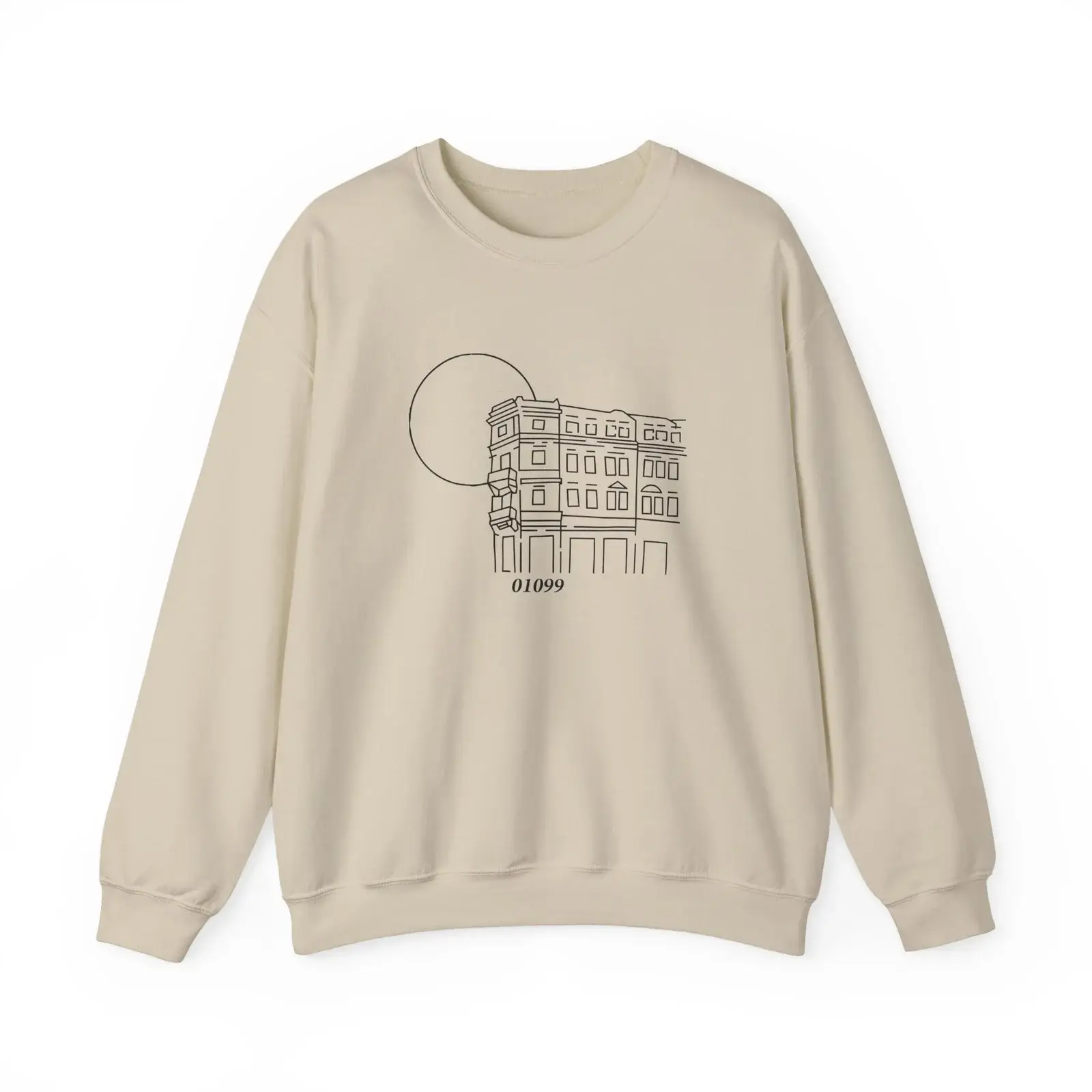 Tren Tech 01099 Altbau Unisex Heavy Blend™ Crewneck Sweatshirt Sand (1)