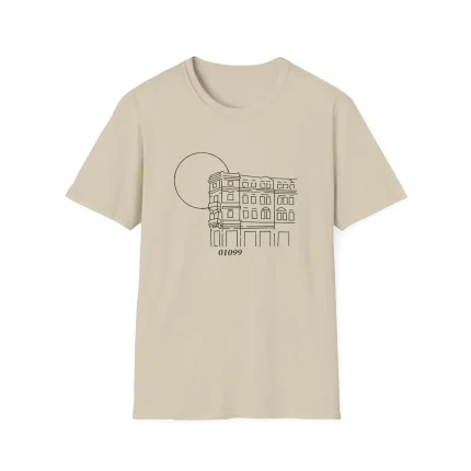 01099 Altbau Unisex Softstyle T-Shirt Sand