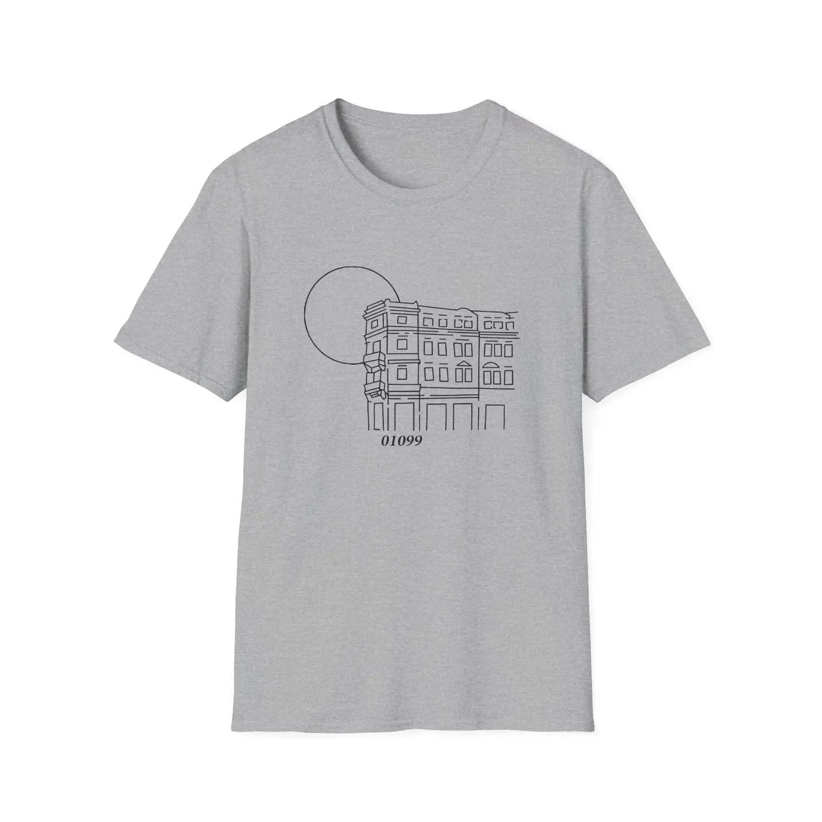 Tren Tech 01099 Altbau Unisex Softstyle T-Shirt Sport Grey (2)