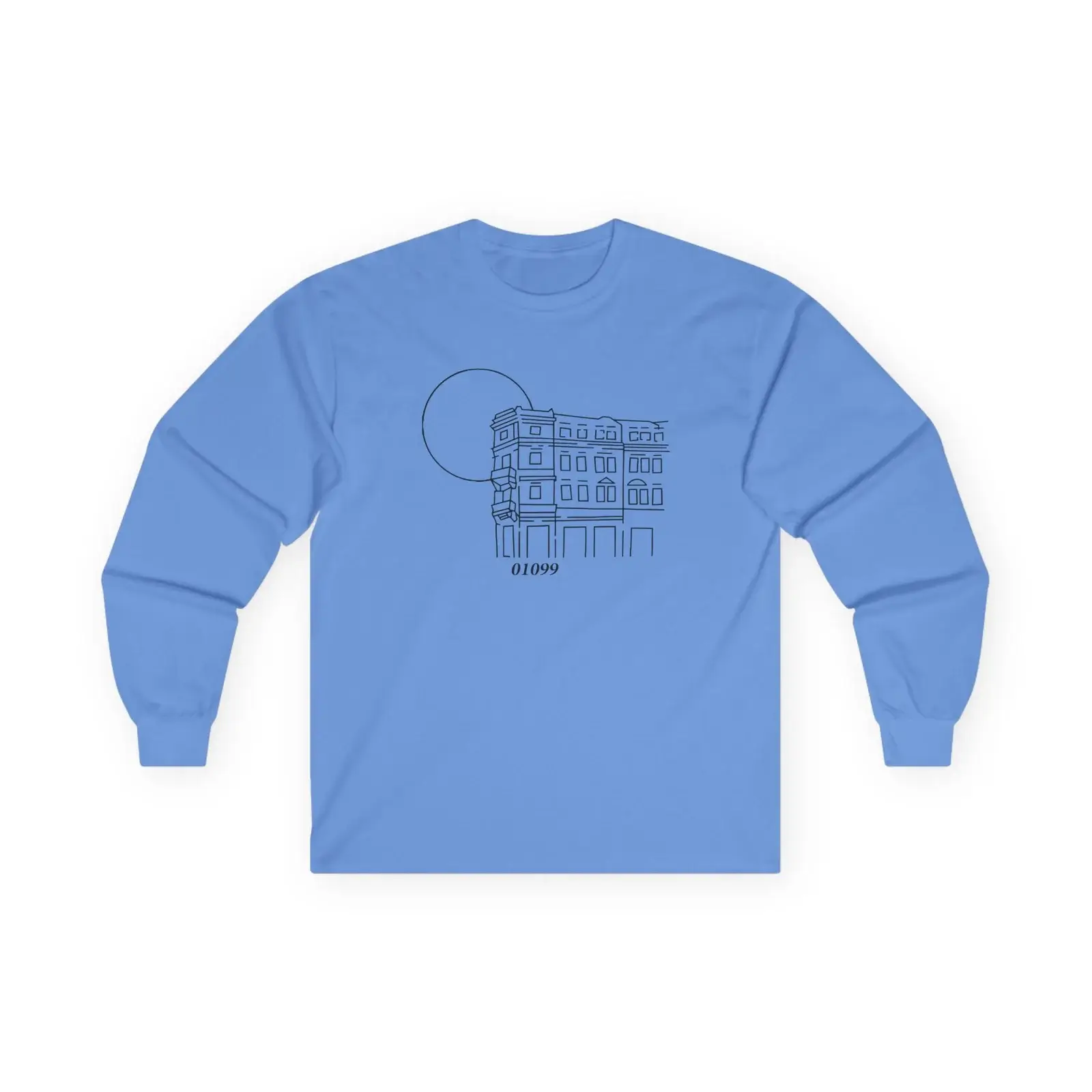 Tren Tech 01099 Altbau Unisex Ultra Cotton Long Sleeve Carolina Blue (2)