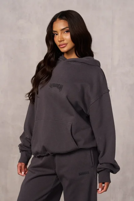 W549 Rebel Hoodie Black Charcoal